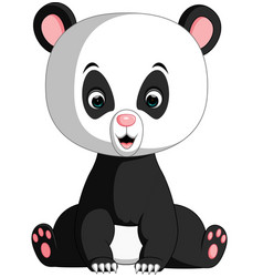 Cute panda cartoon Royalty Free Vector Image - VectorStock