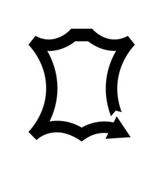 symbol for leather upper