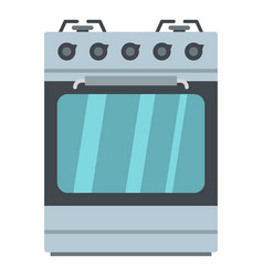 Domestic gas oven icon cartoon style Royalty Free Vector