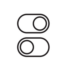 Enable disable icon Royalty Free Vector Image - VectorStock