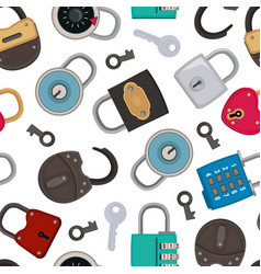 Flat of different type of keys Royalty Free Vector Image