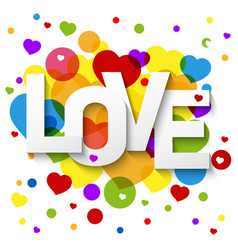 Card - happy valentines day vector