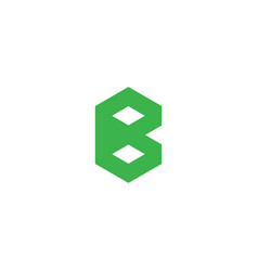 Letter b logo icon design template elements Vector Image