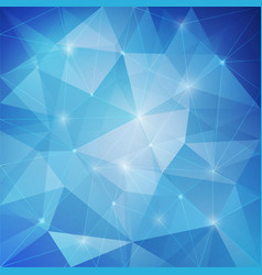 Geometric blue background with triangle Royalty Free Vector