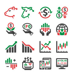 Stock market Royalty Free Vector Image - VectorStock
