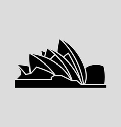 Sydney opera house icon Royalty Free Vector Image
