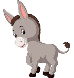 Cartoon donkey Royalty Free Vector Image - VectorStock