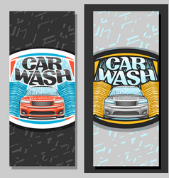 Car wash poster Royalty Free Vector Image - VectorStock