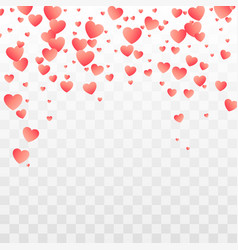 Background with glittering hearts Royalty Free Vector Image