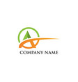 a logo business template icon vector image