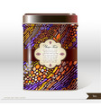 box design product package tea coffee vector image vector image