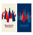 beaujolais nouveau concept abstract vector image