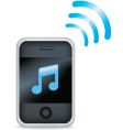 phone music vector image vector image