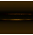 abstract dark background with gold color light vector image