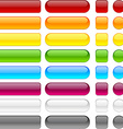 color blank buttons vector image