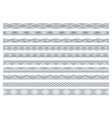 guilloche borders bank money security watermarks vector image vector image