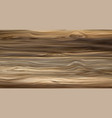 realistic wood texture background wood floor vector image vector image