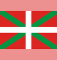 flag rectangular shape vector image