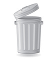 trash can 03 vector image