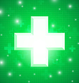 green medical design vector image vector image