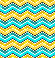 yellow and blue zig zag seamless pattern vector image