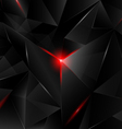 black crystal vector image vector image