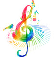 music background on white background vector image vector image
