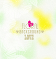 floral background vector image