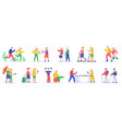 active elderly people senior couples vector image vector image
