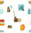 cleaning service tools and instruments seamless vector image