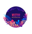 in trendy flat style and bright vibrant gradient vector image vector image