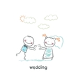 wedding vector image