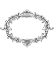 victorian frame vector image