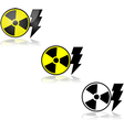 nuclear energy vector image vector image