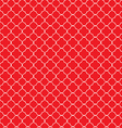 quatrefoil red vector image
