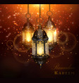 ramadan kareem greetings vector image