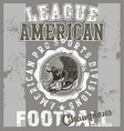 league american football vector image