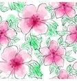 seamless floral pattern flower pattern vector image vector image
