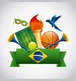 sport icon design vector image vector image