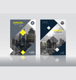 annual report cover brochure flyer design template vector image vector image