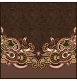 vintage ornamental template vector image