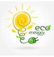 eco energy solar sun alternative power vector image