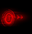 abstract futuristic technology background vector image vector image