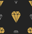 diamond seamless pattern hand drawn sketched vector image