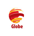 logo globe vector image vector image