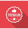 premium quality label vector image vector image