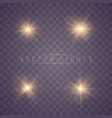 light effect glow vector image