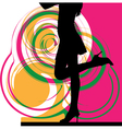 fashion woman vector image