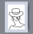 printable wall art poster vector image