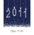 happy new year 2011 vector image vector image
